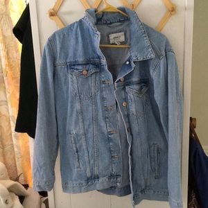 Forever 21 oversized jean jacket NWOT